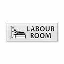 Anne Print Solutions® Labour Room Sign Board Stainless Steel Size 4 X 9.25 Inch* Pack Of 1 hospital sign board Medical College Clinic Laboratory Pharmacy hospital signs (LABOUR ROOM)