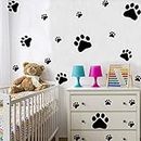 GADGETS WRAP Funny Dog Cat Paw DIY Vinyl Wall Stickers for Kids Room Bedroom Cabinet Door Food Kitchen Dish Bowl Home Decoration Sticker