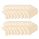 Soft Babies Proofing Corner Guards & Edge Protectors - Pre-Taped Table Corner Protector, Child Safety Furniture Bumper, Sharp Corner Cushions, 16 Pack, Off-White
