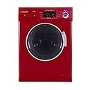 Equator 1.6 cu.ft. compact combination washer dryer with 1200 RPM sensor dry and quite feature in Merlot