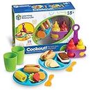 Learning Resources New Sprouts Cookout! Food, Pretend Play Food, Toddler Outdoor Toys, 19 Pieces, Ages 18 mos+