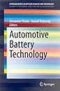 Automotive Battery Technology (SpringerBriefs in Applied Sciences and Technology)