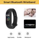 Bluetooth Smart Watch Fitness Bracelet for heart Rate Blood Pressure Monitor AU