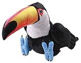 Wild Republic Artist Collection, Toucan, Gift for Kids, 15 inches, Plush Toy, Fill is Spun Recycled Water Bottles.