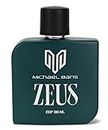 Michael Bans Zeus Eau de Parfum Perfume for Men | Strong and Long Lasting Spray | Tuberose Musk Fragrance | Luxury Gift for Men