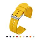 Extral Long Silicone Watch Bands Quick Release 18 20 22mm Rubber Watch Strap