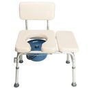 Winado Multifunctional Commode Chair, Rubber | 30 H x 22 W x 22 D in | Wayfair whg1-13030223