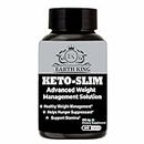 EARTH KING Keto Slim Advanced Weight Management Supplement Supports Fat Loss & Appetite Suppressant for Men & Women – 500mg 60 Capsules (Pack of 1)