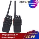Radios de voz walkie talkie Retevis RT24 PMR446 de gran alcance escolar