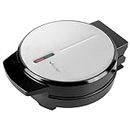 Vencier Electric Waffle Maker - Single Round, Non-Stick Iron with Temperature Control for Belgian & American Style Waffles-1000W