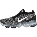 Nike W Air Vapormax Flyknit 3, Women’s Track & Field Shoes, Multicolour (Black/White/Metallic Silver 1), 4 UK (37.5 EU)