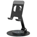 Metal 360° Rotating Desk Mobile Phone Holder Stand for iPhone Cellphone Smartphone Mobile Phones