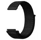 Colorcase Smart Watch Strap Nylon Strap Compatible with Hammer Polar Smart Watch - Nylon Sport Band - Black