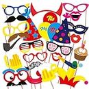 WOBBOX Photo Booth Party Props (26 Pieces)