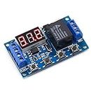e-INFINITY 6-30 V Relay Module Switch Trigger Time Delay Circuit Timer Cycle Adjustable 828 Promotion (Blue)