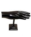 La Belleza Female Mannequin Hand with Stand for Jewelry Bracelet Rings Watch and Other Accessories Black Color