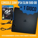 CONSOLE Sony PS4 Slim 500GB + GIOCO + CAVI PlayStation 4
