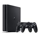 PlayStation 4 (PS4) - Consola De 500 GB, Color Negro + 2 Mandos Inalámbricos DualShock 4 [Importación Alemana]