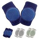 3 Pairs Baby Knee Pads for Crawling, Knee Pads for Baby Adjustable Protector for Toddler, 3 Pairs