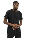 Urban Classics Men's Shaped Long Tee Camiseta, Black, XXL