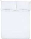 RV Three Quarter 48" x 75" Sheets for RV - RV Three Quarter 48" x 75" Sheet Set for RV Camper - RV Sheets - 4 Piece Bed Set for Campers 8-12 Deep Fitted Sheet (White - 3/4 Full Bunk - 48” x 75”)