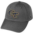 Elite Fan Shop Georgia Tech Yellow Jackets Icon Charcoal Hat - Adjustable