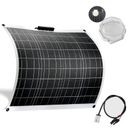 12V 100W ETFE Flexible Solar Panel Kit Home Battery Charger With Anderson plug
