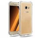 More Fit Bumper Transparent Soft Silicon TPU Shockproof Slim Back Cover Case for Samsung Galaxy A5 (2017)