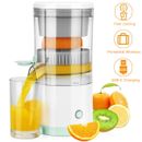 Electric Citrus Juicer Rechargeable Hands-Free Masticating Orange Lemon Squeezer