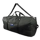 Heavy Duty Cargo Duffel Large Sport Gear Drum Set Equipment Hardware Travel Bag Rooftop Rack Bag, Black, 30" x 15" x 15"