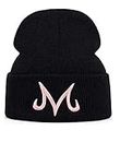 Jun New Brand Majin Buu Winter Hat Cotton Knitted Hat Knitted Beanie Hat for Pink Black, Black