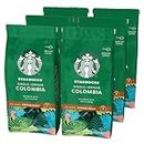 STARBUCKS Single-Origin Colombia, Medium Roast, Ground Coffee 200g (Pack Of 6)