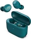 JLab Go Air Pop True Wireless Earbuds, In Ear Headphones, Bluetooth Earphones, Ear Buds with 32H Playtime, Bluetooth Earbuds with Microphone, USB Charging Case, Dual Connect, EQ3 Sound, Teal