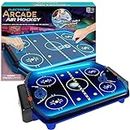 Ambassador • Electronic Arcade Air Hockey • Portable Neon Glow Lighting Air Hockey Table with Electric Fan • Age 6+ • 304864