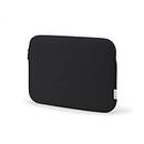 base xx Laptop Sleeve 12 Zoll - 12.5 Zoll Notebookhülle - Wasserabweisende Notebooktasche mit Metallreißverschluß, stoßfeste Polsterung, Jersey Stoff, schwarz