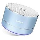 LENRUE Bluetooth Speaker, Mini Portable Speakers with LED Lights, Enhanced Bass, HD Sound, Built-in Mic, 5 Hour Playtime, Wireless Speaker for iPhone, iPad, Samsung, Laptops, Tablet, Car, Home (Blue)