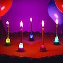 BEST PARTY EVER! Cake Brites Flashing Candle Holders, Color-Changing Birthday Cake Lights for Candles, Turn Any Cake into a Dazzling Light Show, 2-Pack (10 Cake Brites Total)