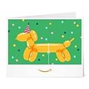 Amazon Gift Card - Print - Milestone Dog Balloon with a Party Hat