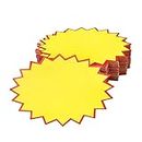 hocadon 120pcs Retail Sale Signs Price Tags, Promotion Price Tags, Single-Side Printing Blank Star Burst Sales Price Label Tags for Retail Store Grocery Shop Party Favors,8x11cm/3.2 x 4.3 inch