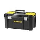 STANLEY STST1-75521 Essential 19 Toolbox with Metal latches, Black/Yellow, Inch