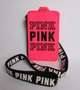 Victorias Secret Pink ID Holder Card Coin Wallet Lanyard Case Discontinued-NWT