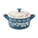 Pioneer Woman Mini Casserole with Lid (14.4 of, Teal)