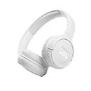 JBL Tune 510BT – Bluetooth On-Ear Kopfhörer in Weiß – Faltbare Headphones mit Freisprechfunktion – Kompatibel mit Sprachassistenten – Lange Laufzeit von bis zu 40 Stunden