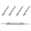 Sankel 20mm Quick Release Spring Bars Pins,4PCS Stainless Steel Watch Replacement Band Spring Bars Strap Link Pins Diameter 1.5mm + Spring Bar Tool for Samsung Galaxy Watch 6/5/4/Active 2/Galaxy 42mm