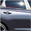 Finest Folia Set di 2 adesivi per auto con logo N Performance autoadesivi decorazione finestrini accessori tuning K091 (rosso, N Performance Full)