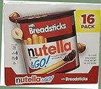 Nutella and Go Spread + Breadsticks 16 (832 Gram), 832 Grams