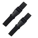 Ayicoo 2-Pack Black 13 ft Nylon Straps with Quick Release Buckle