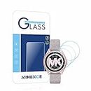 Mihence Compatible with Michael Kors Women's Gen 5E MKGO Screen Protector, 9H Premium Real Tempered Glass Screen Protector for Michael Kors Women's Gen 5E MKGO Smartwatch (Pack of 3)