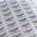 Garantie Etikett Siegel Warranty Void Label Barcode mit Seriennummer 15mm x 30mm