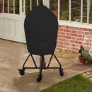 Covers & All Heavy Duty Waterproof Outdoor Kamado Grill Cover, Durable & UV Resistant Kamado BBQ Grill Cover in Black/Gray | 45 H x 27 D in | Wayfair
